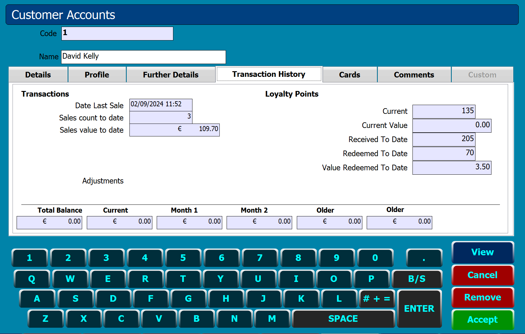 Intelligence - Customer Accounts