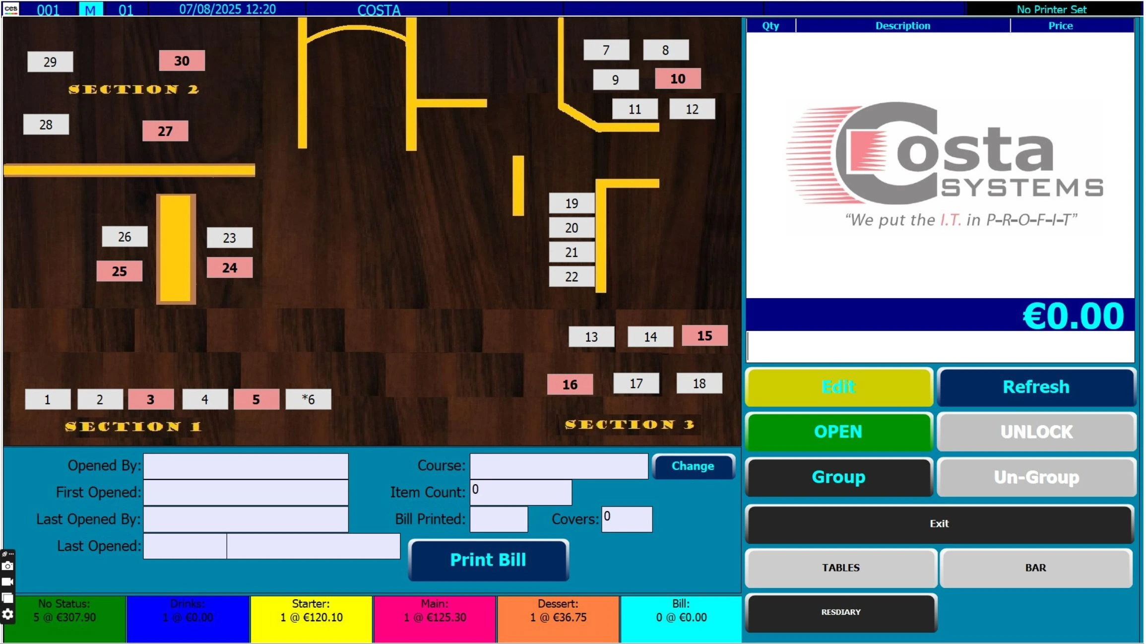 Smart Table Management